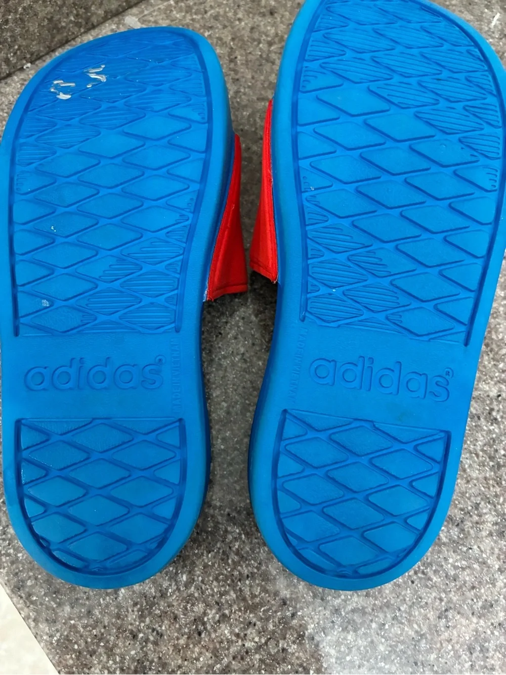 adidas Kids Blue and Red LEGO Slide Sandalsio